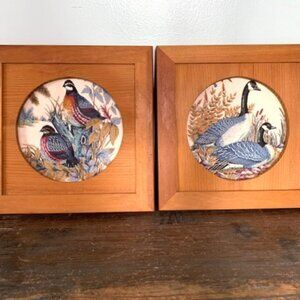 Quilted Bird Pictures-Set of 2